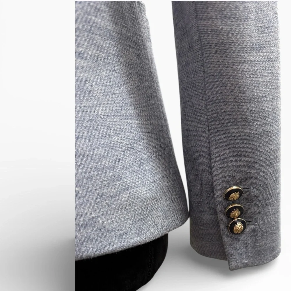 Talbots Light blue Women's Blazer Size 0 Petite - Picture 3 of 7